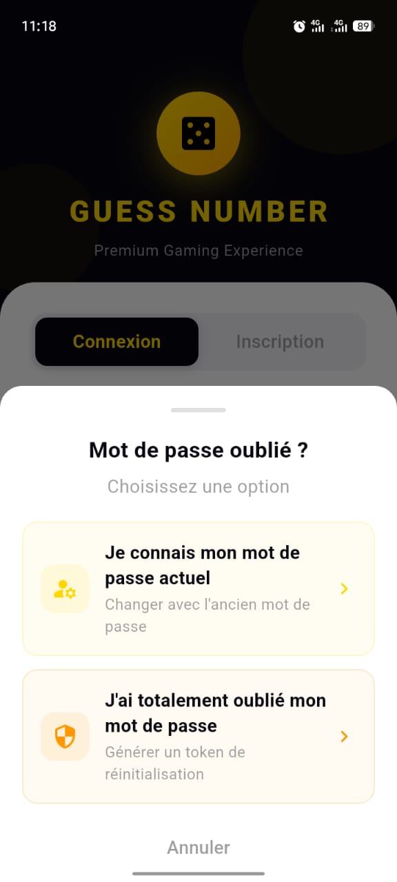 Mot de passe